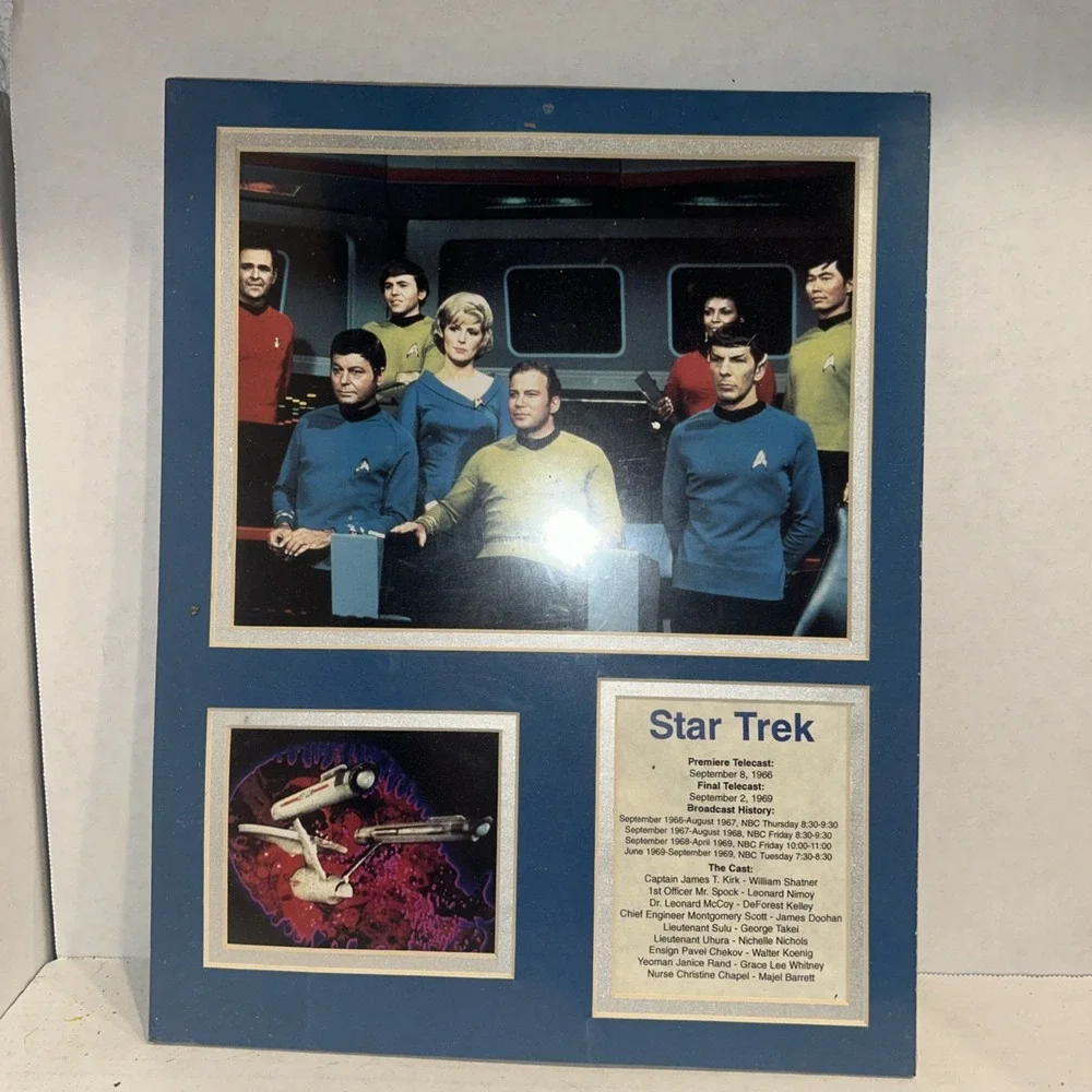 Star Trek Crew by Front‎ Row Collectibles - Spock, Kirk, McCoy, Scotty, Chapel
